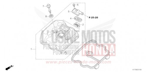 COUVERCLE DE CULASSE CRF300LAS de 2025